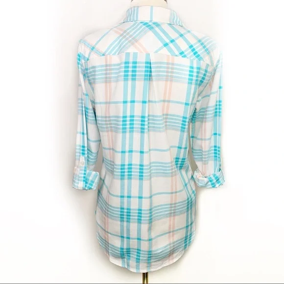 Stitch Fix l Market & Spruce Plaid Button Down Top - Picture 4 of 9